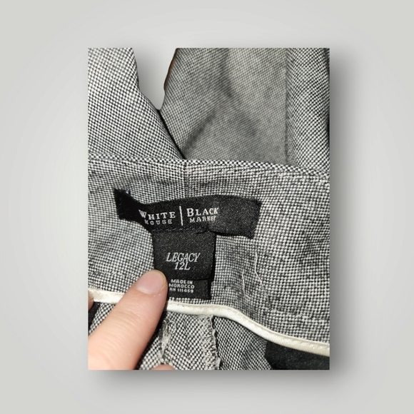 White House Black Market Legacy Modern Boot Slacks pants size 12 long - Picture 10 of 11